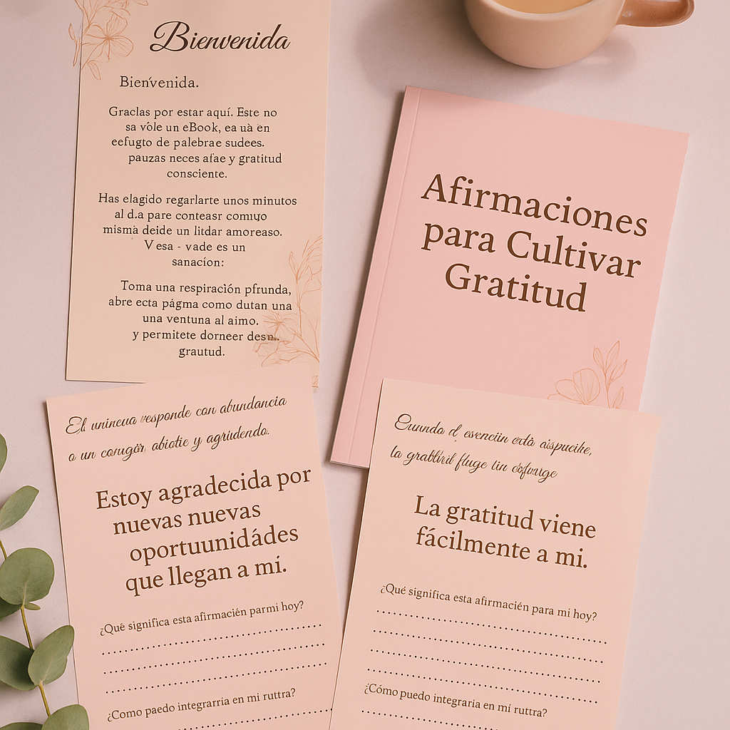 Afirmaciones para Cultivar Gratitud – Volumen 1 - My Store